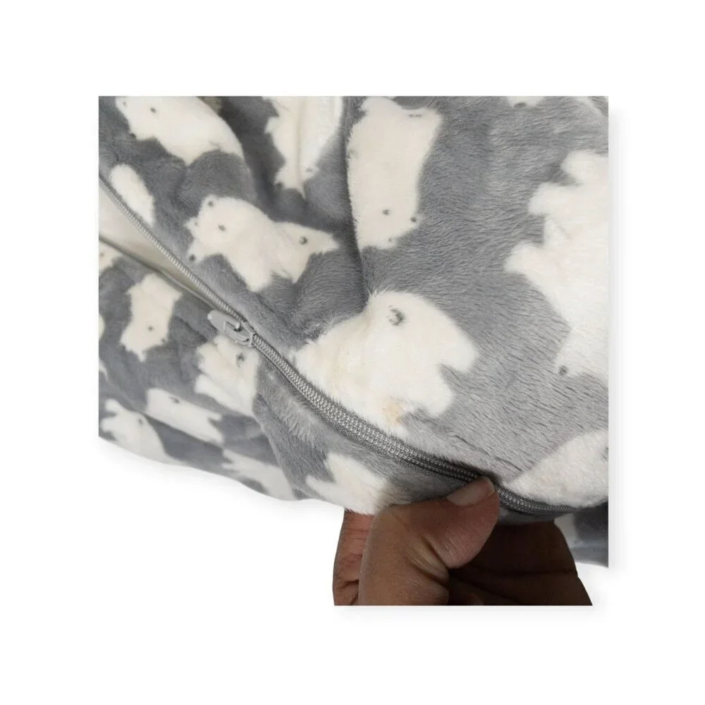 Cozy Baby Hooded Thick Jumpsuit Polar Bear Print for Cold Weather 3M By Carters